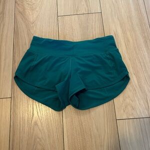 Lululemon Speed Up High-Rise Lined Short 2.5" (Teal)